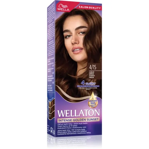 Wella Wellaton Intense Golden Sunset Culoare permanenta pentru par cu ulei de argan 1 buc