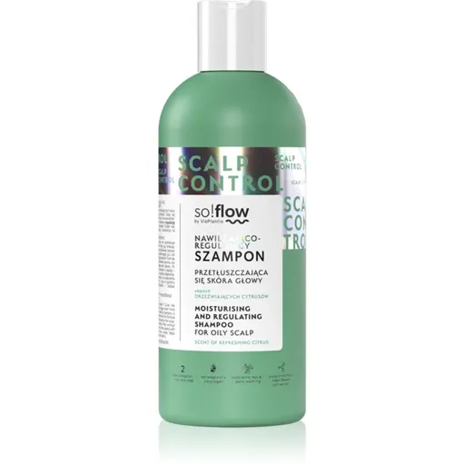 so!flow Oily Scalp Moisturizing and Regulating Shampoo sampon hidratant pentru un scalp seboreic 400 ml