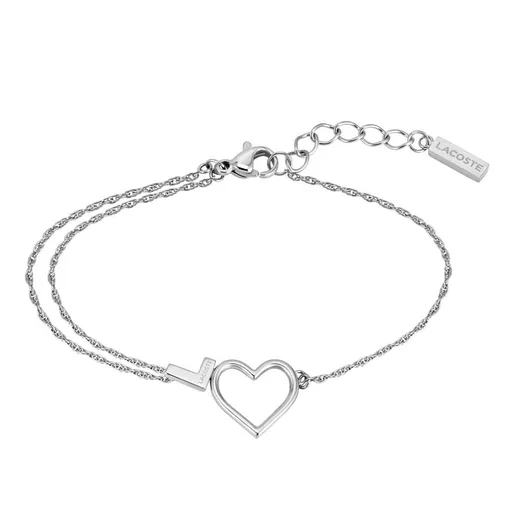 Lacoste Brățară romantică din oțel Inimă Volte 2040014