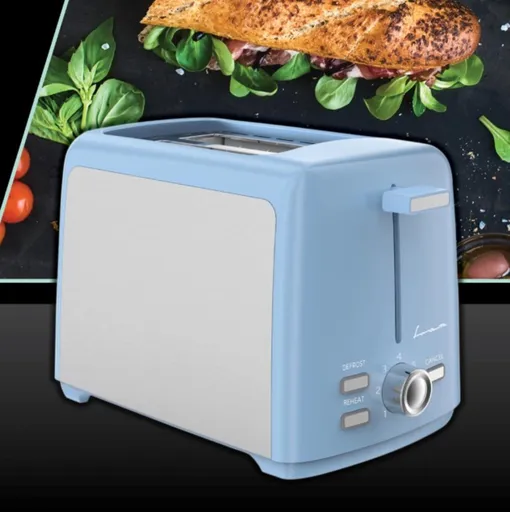 Prajitor de paine Fram, 800W, albastru/argintiu