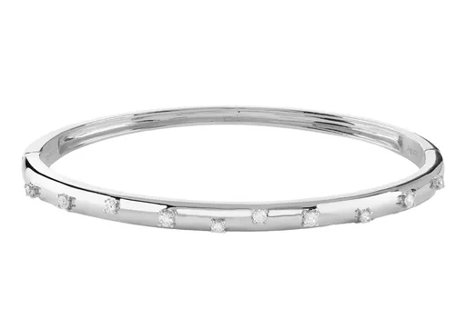 Guess Brățară solidă din argint pentru femei Nuances JSBB04541JWRH 5,5 cm