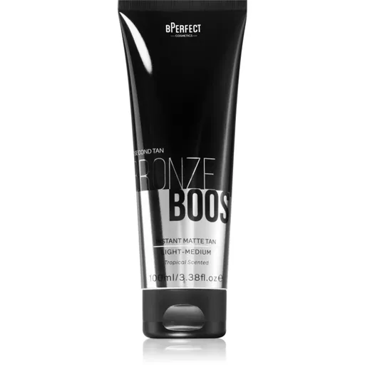 BPerfect Bronze Boost Instant Matte Tan lotiune autobronzanta pentru corp si fata culoare Light-Medium 100 ml