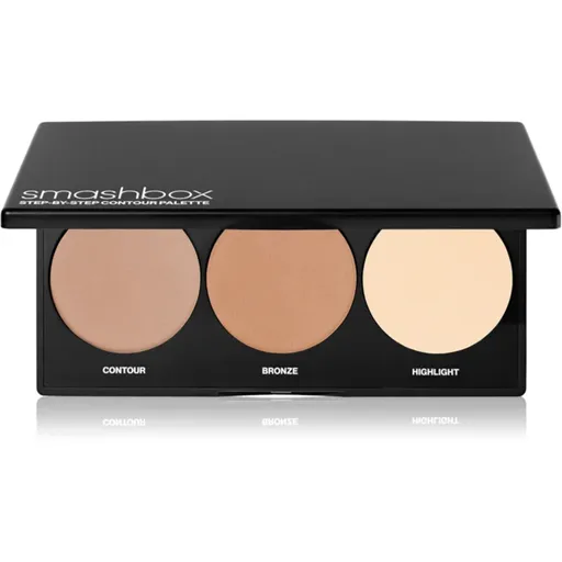 Smashbox Step-By-Step Contour Palette Patela pentru conturul fetei culoare Light 8.68 g
