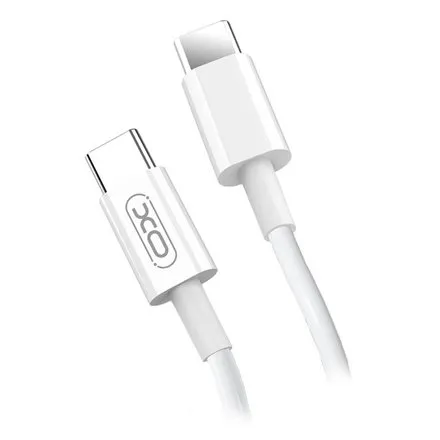 Cablu USB-C - USB-C PD 1M - alb Xo GSM099033