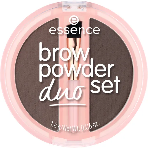 essence Pudră pentru sprâncene Duo Set (Brow Powder) 1,8 g 03 Dark