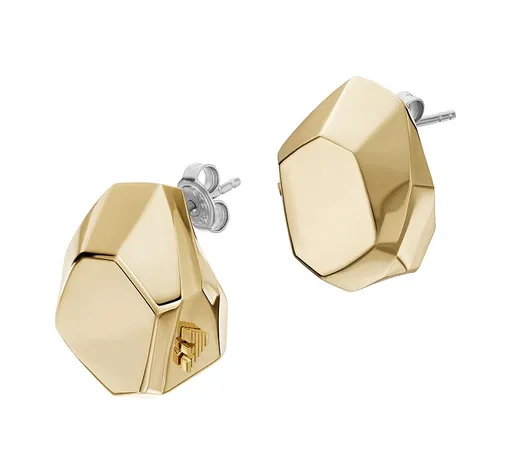 Emporio Armani Cercei masivi placați cu aur EGS3195710