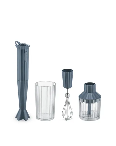 Mixer vertical cu pahar de másseración și tel, gri, diametro 7 cm - Alessi