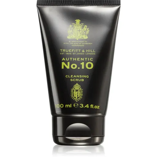 Truefitt & Hill No. 10 Cleansing Scrub exfoliant facial pentru bărbați 100 ml
