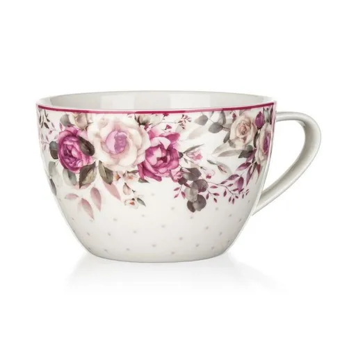 Banquet Cană ceramică jumbo Rose 550 ml