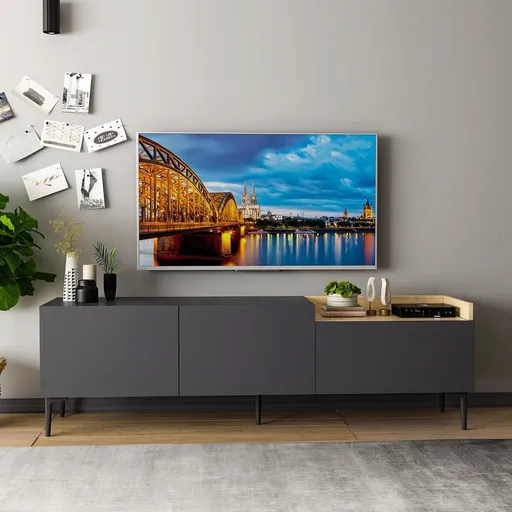 Comoda TV, Hanah Home, Mia, Antracit