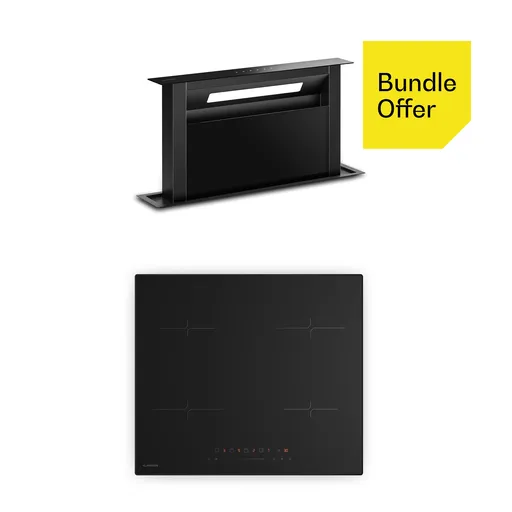 Klarstein Velaire plită cu inducție + hotă integrată Velaire | Minimalist | 60 cm