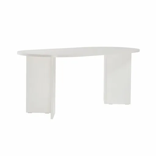 Masă de sufragerie Sablin Wood White, alb