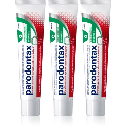 Parodontax Fluoride pasta de dinti impotriva sangerarii gingiilor 3x75 ml