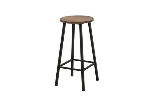 Scaun de bar Mola Barok Black, negru