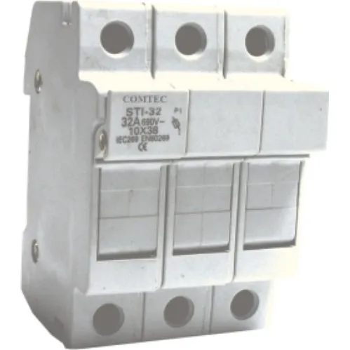 Separator cu fuzibil Comtec MF0006-19505, fara LED, 3P, 32A, 10x38mm, 230-430VAC