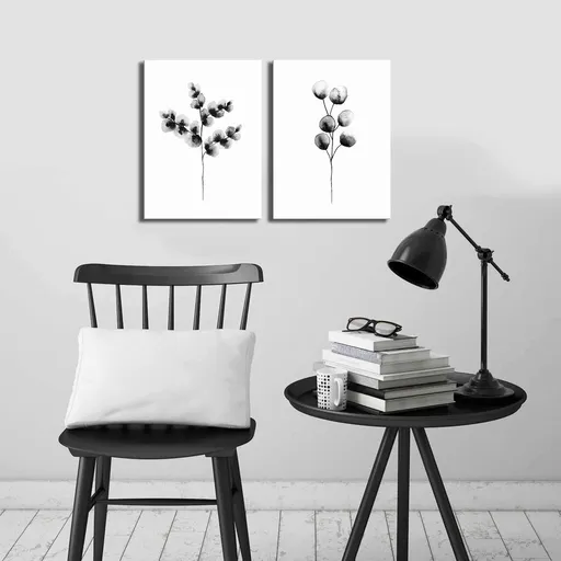 Tablou decorativ, 2P3040CIZC-04, 28 x 38 cm, 2 piese, Multicolor