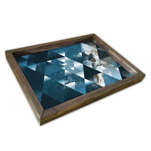 Tava pentru servire, AT-042, 30x40 cm, Multicolor