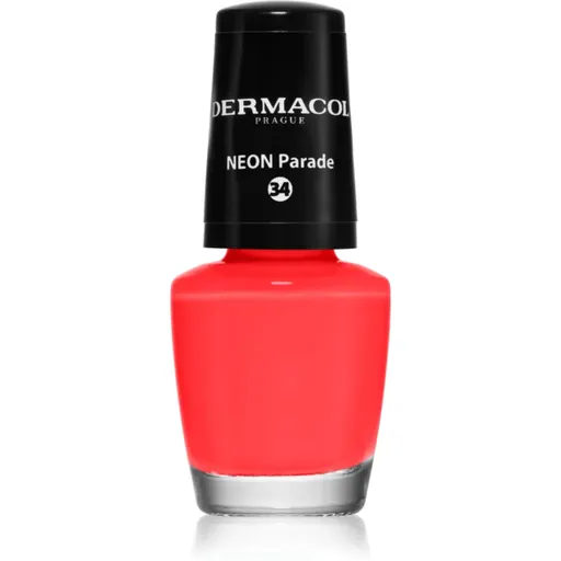 Dermacol Neon lac de unghii cu stralucire neon culoare 34 Parade 5 ml