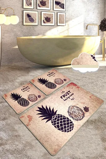 Set covorase de baie, L'essentiel Maison, Ecuador, Poliester, Multicolor