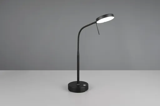 Lampa de masa Moreno, RL, 14x11x65 cm, 3W, 1x SMD, metal, negru mat