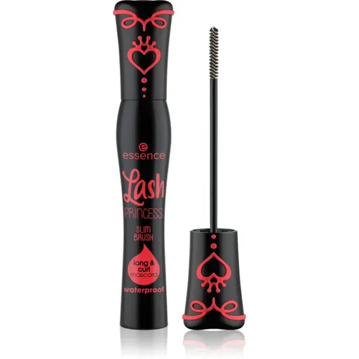 essence Lash PRINCESS Slim Brush mascara rezistent la apă pentru alungirea genelor 12 ml