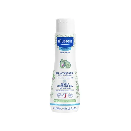 Mustela Gel de curățare delicat pentru copii pentru corp și păr (Gentle Cleansing Gel) 200 ml