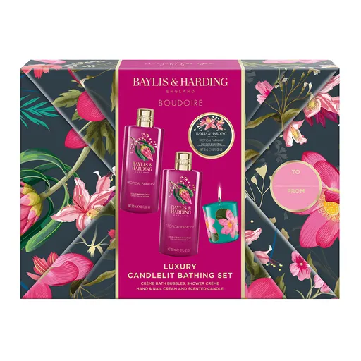 Baylis & Harding Set cadou pentru îngrijirea corpului Boudoire – Paradis Tropical Gift Set 4 piese
