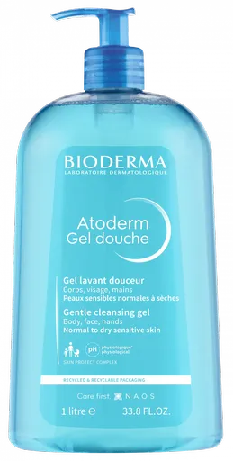 Bioderma Gel de duș hrănitor pentru piele uscată Atoderm (Gentle Shower Gel) 1000 ml