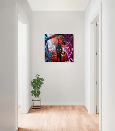 Tablou decorativ, 1254, Dimensiune: 40 x 40 cm, Multicolor