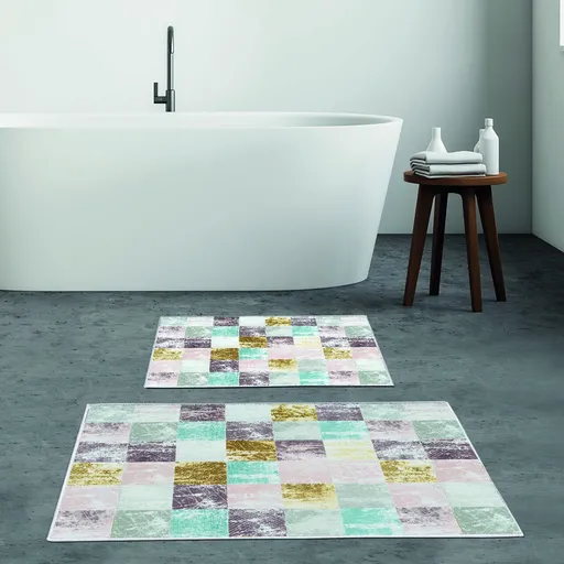 Set covorase de baie, L'essentiel Maison, Kt411, Multicolor