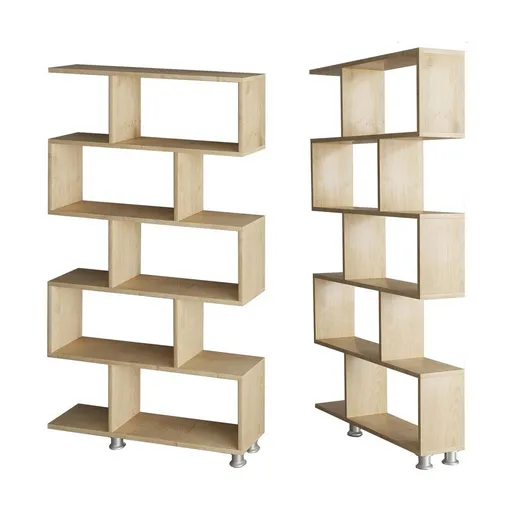 Bibliotecă Nilu Oak, maro