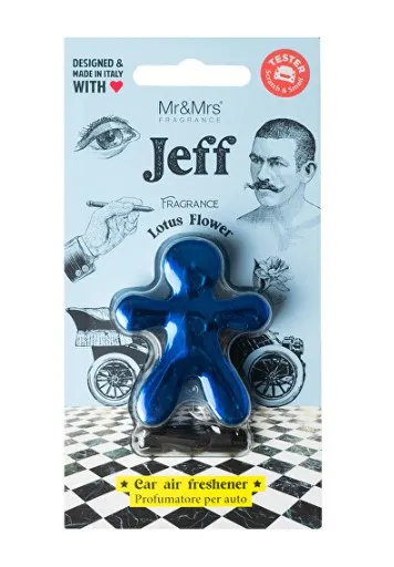 Mr&Mrs Fragrance Jeff Chrome Lotus Flowers - parfum de mașină