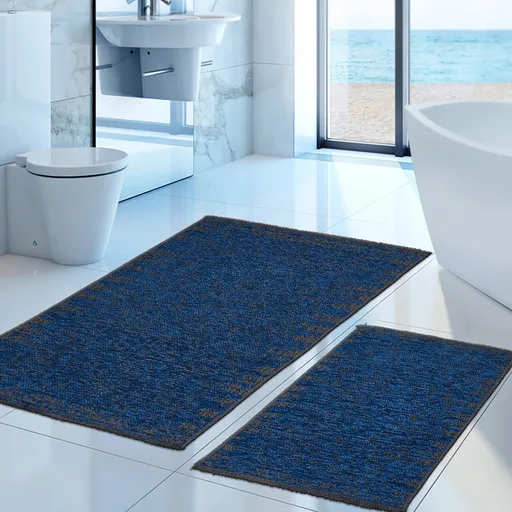 Set covorase de baie, L'essentiel Maison, So10010, Albastru