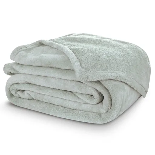 BedTex Pătură din microfibră gri, 150 x 200 cm