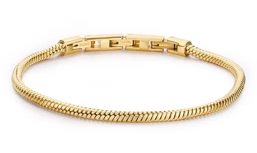 Brosway Brățară minimalistă placată cu aur pentru bărbați Riptide BTD026