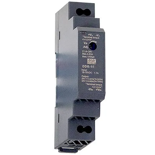 Convertor 15W, 24V DC, 630 mA MeanWell DDR-15G-24