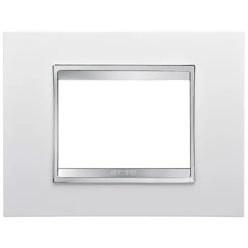 Rama ornament 3 module Gewiss Chorux Lux GW16203TB, alb