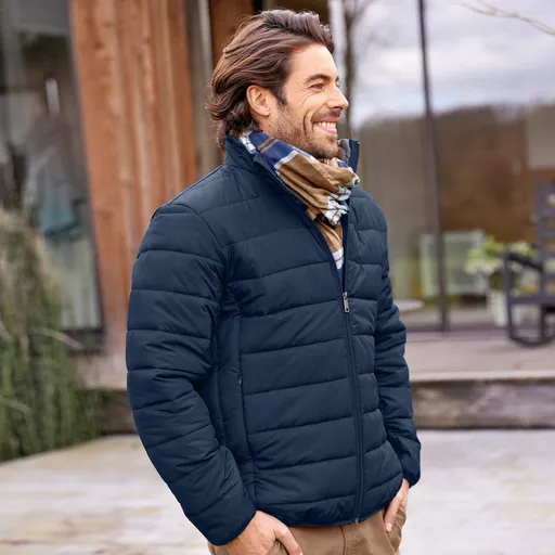 Jachetă matlasată cu mâneci lungi