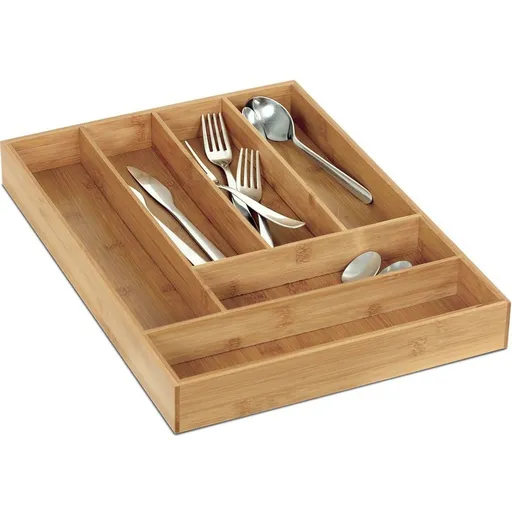 Organizator tacâmuri, din bambus, 43 x 31 x 4,8 cm,