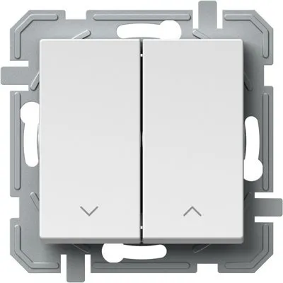 Logiq Intrerupator Storuri Dublu 1P 10A 250V Alb, TEM Modul TEM-SQ52PWNT09XO-U