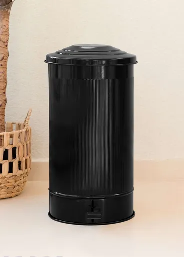 Cos de gunoi, L'essentiel Maison, STP0006, 32x26x52 cm, Negru