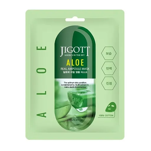 Mască Aloe Real Ampoule 27ml - Jigott