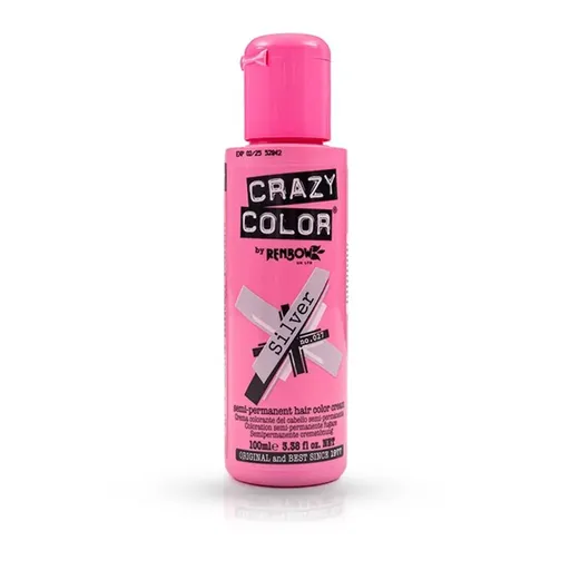 Vopsea Semipermanenta Crazy Color Silver No. 27 - 100 ml