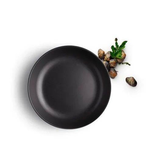 Talíř na polévku 20cm černý Nordic kitchen, Eva Solo