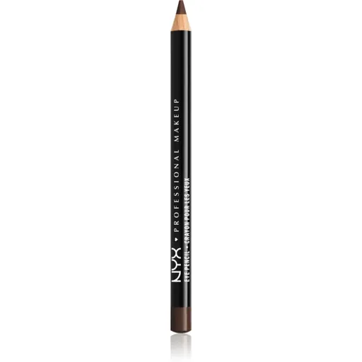 NYX Professional Makeup Eye and Eyebrow Pencil creion de ochi cu trasare precisă culoare 931 Black Brown 1.2 g