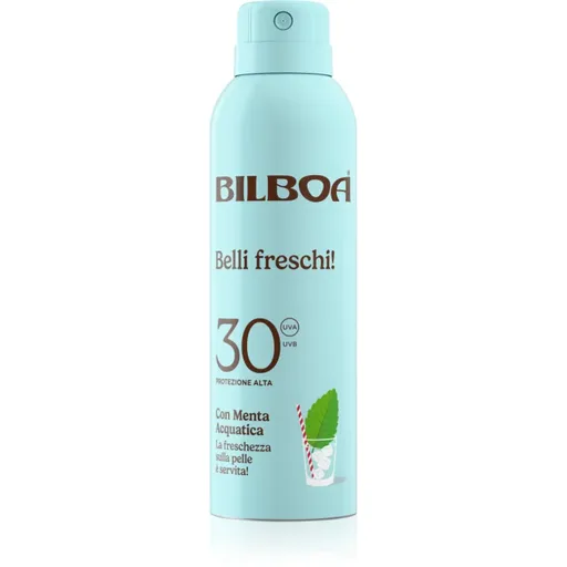 Bilboa Belli Freschi spray solar cu menta SPF 30 150 ml