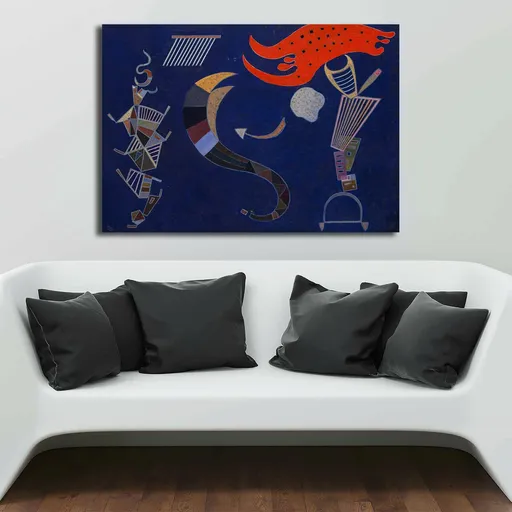 Tablou decorativ, 70100KANDINSKY027, Lemn, Multicolor