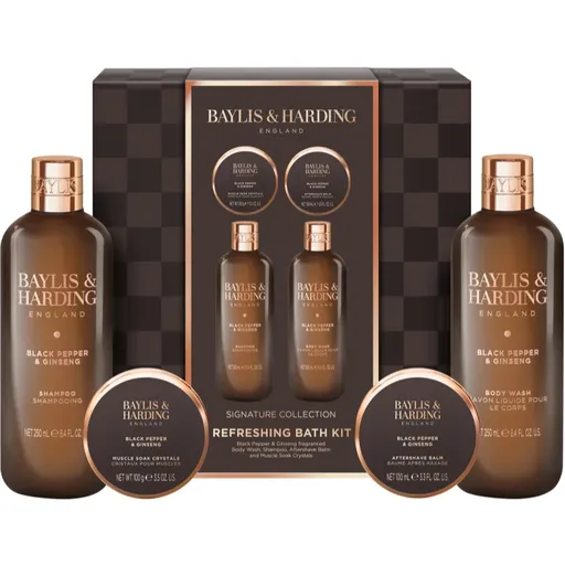 Baylis & Harding Black Pepper & Ginseng set cadou pentru cadă pentru bărbați