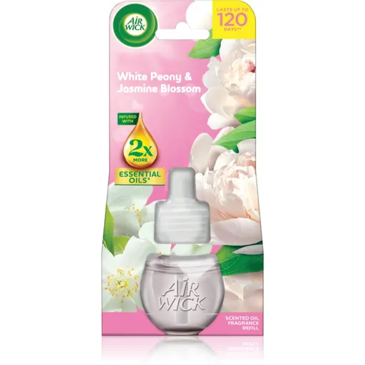 Air Wick Essential Oils White Peony & Jasmine Blossom rezervă pentru difuzorul electric 19 ml