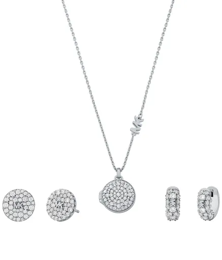 Michael Kors Set de bijuterii de lux din argint MKC1700SET (colier, 2x cercei)